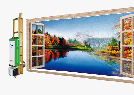 2880dpi υψηλή Mural εκτύπωση γυαλιού ρομπότ εκτυπωτών τοίχων ακρίβειας