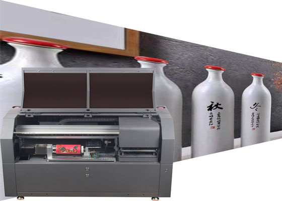 κυλινδρικός εκτυπωτής Inkjet της δεκαετίας του '90 στο κεραμικό μέταλλο γραμμωτών κωδίκων μπουκαλιών κουπών γυαλιού πλαστικό